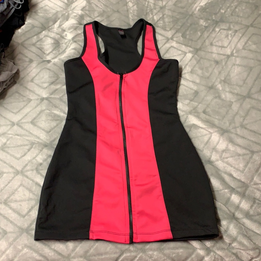Zipper bodycon dress